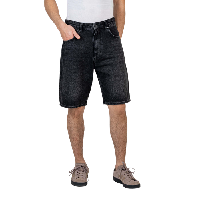 Solid Short Black Washed Bild 1