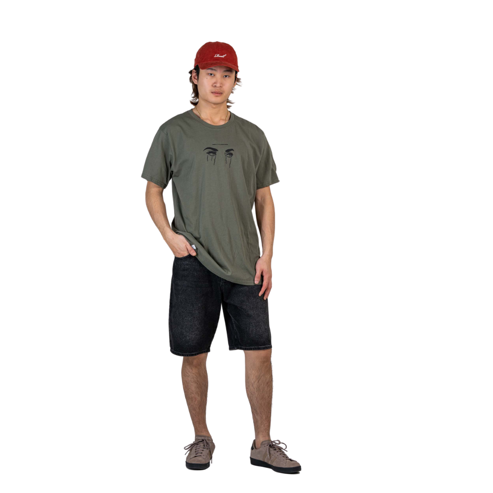 Solid Short Black Washed Bild 3