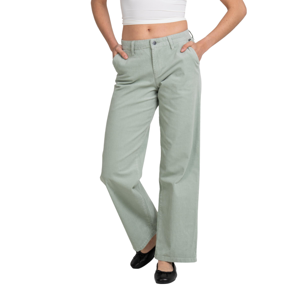 Women Kim Pant BC Baby Cord Grey Mint Bild 1