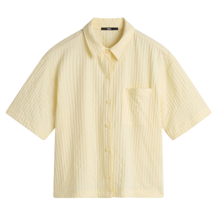 Bedford Knit Button Up Lemon Icing Bild 1