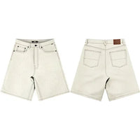 Check-5 Baggy Denim Short Natural Seed Bild 1