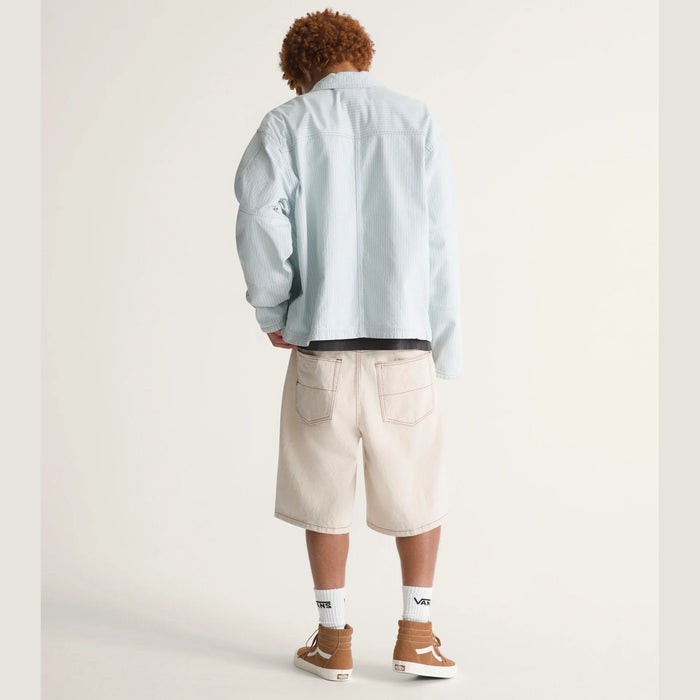 Check-5 Baggy Denim Short Natural Seed Bild 2