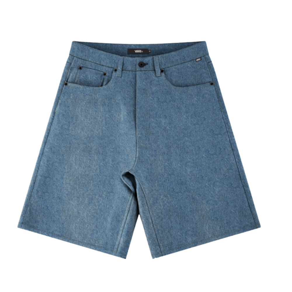 Check-5 Baggy Denim Short Stonewash/Blue Bild 1