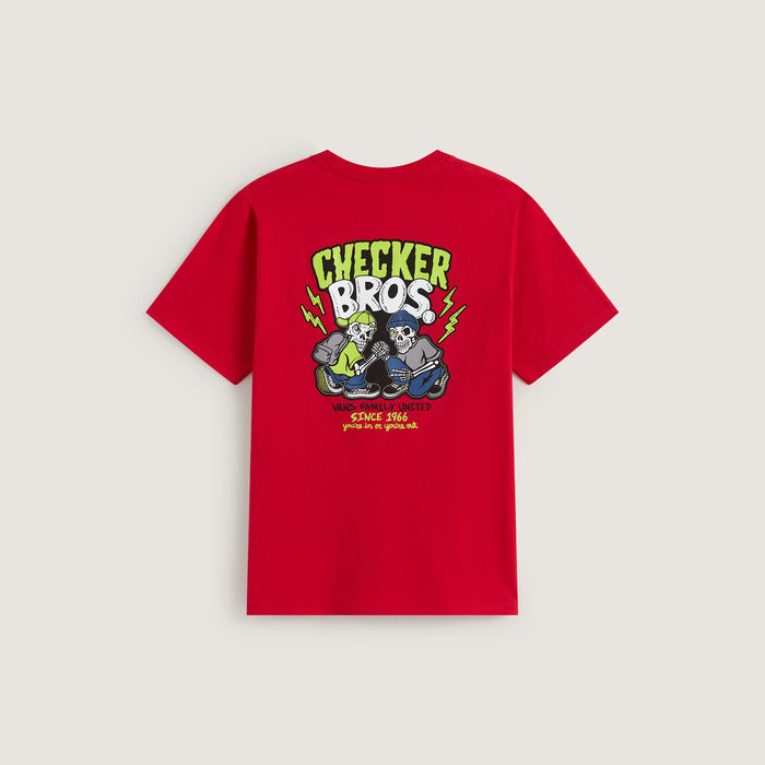 Checker Bros SS Tee Racing Red Bild 2