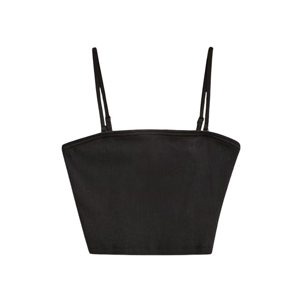 Drew Rib Tube Top Black Bild 1