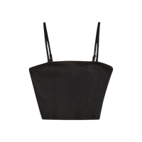 Drew Rib Tube Top Black Bild 1