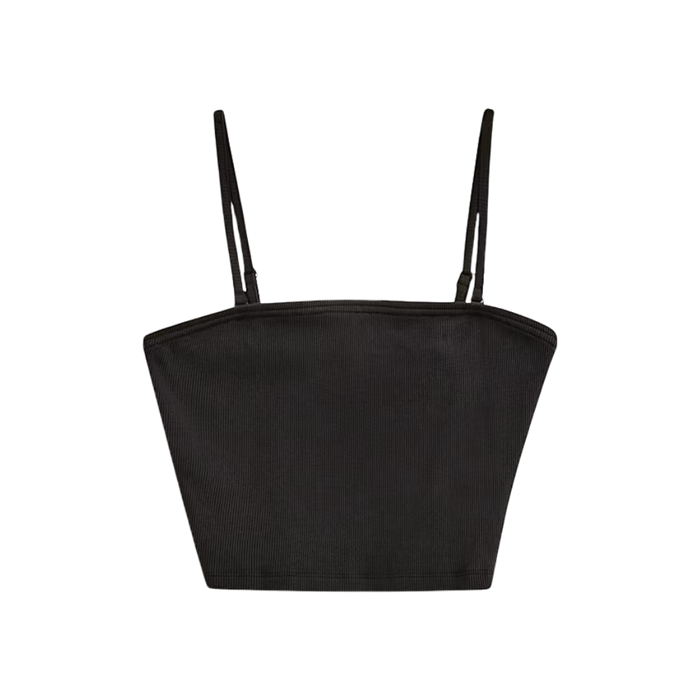 Drew Rib Tube Top Black Bild 1