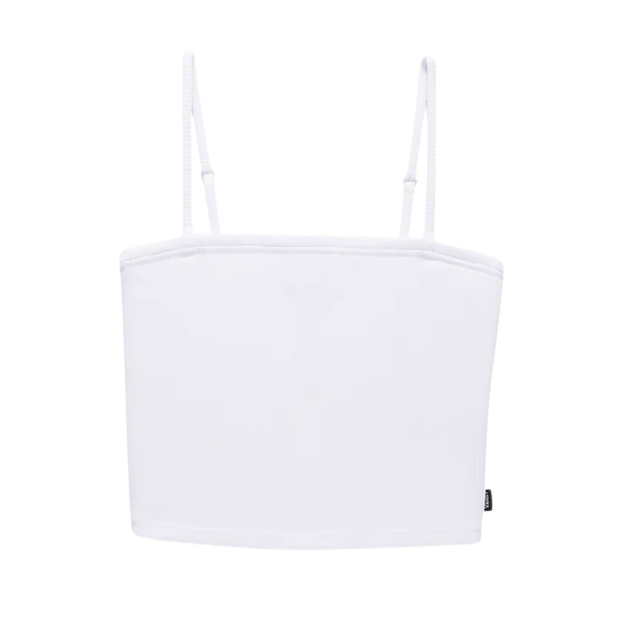 Drew Rib Tube Top White Bild 1
