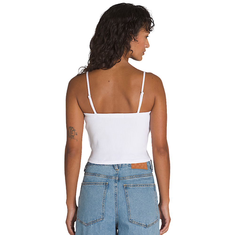 Drew Rib Tube Top White Bild 2