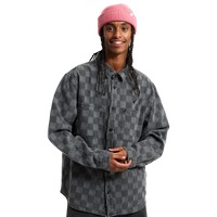 Hastings Checkerboard Denin LS Wove Faded Black Bild 1