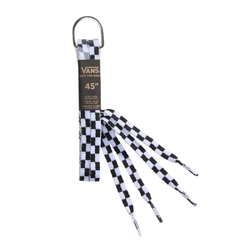 Vans Laces Checkerboard Black/W Bild 1