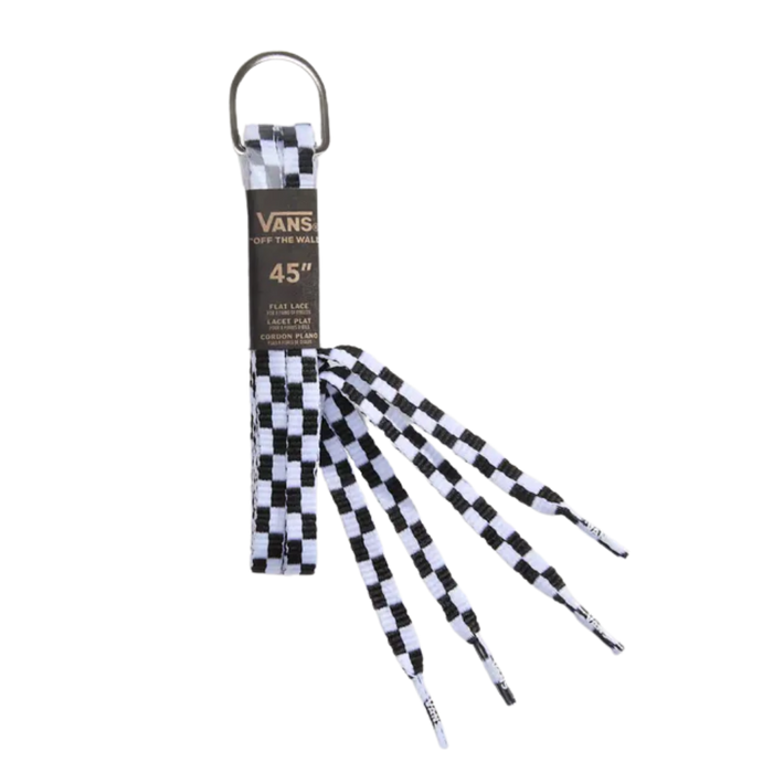 Vans Laces Checkerboard Black/W Bild 1