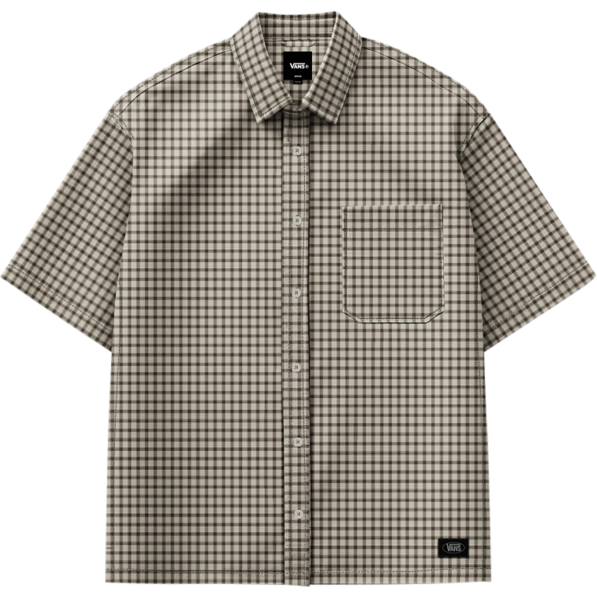 Larkspur Mini Plaid SS Shirt Oatmeal/Demitasse Bild 1