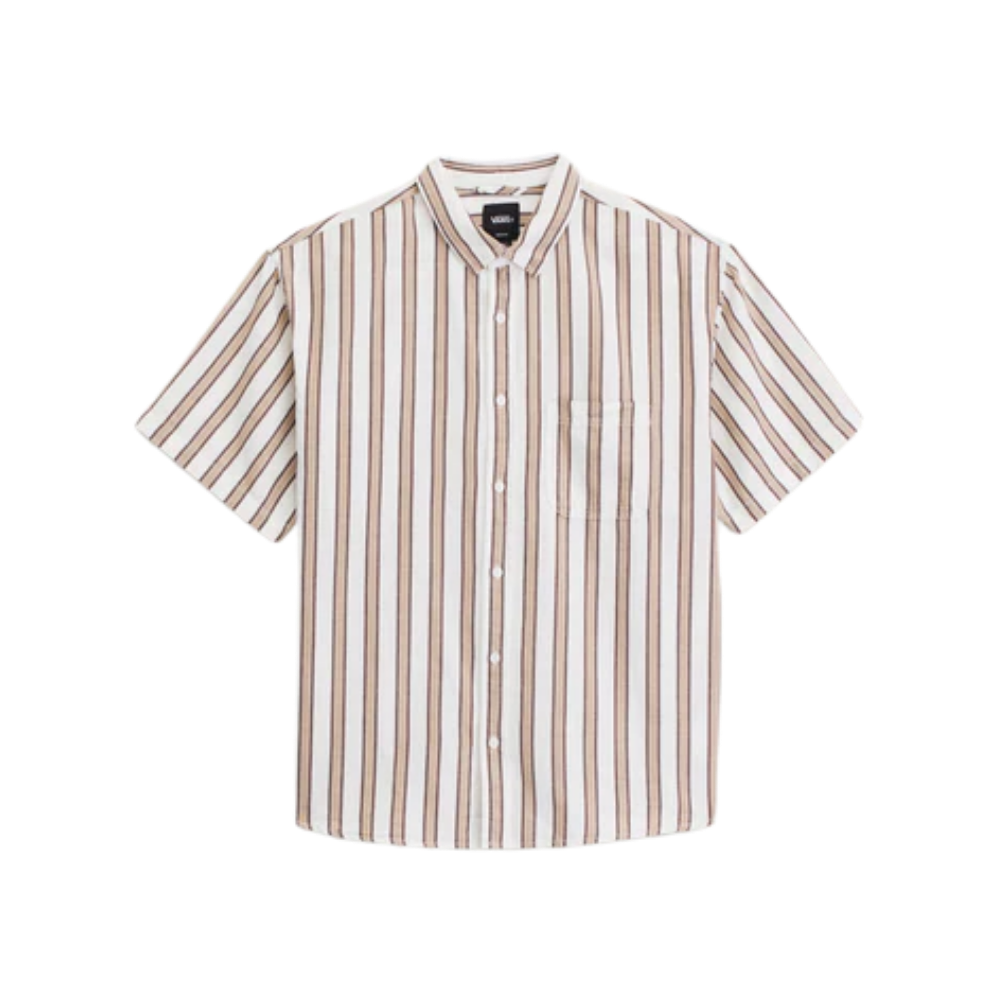 Lawson Stripe SS Shirt White/Potting Soil Bild 1