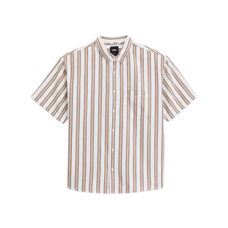 Lawson Stripe SS Shirt White/Potting Soil Bild 1