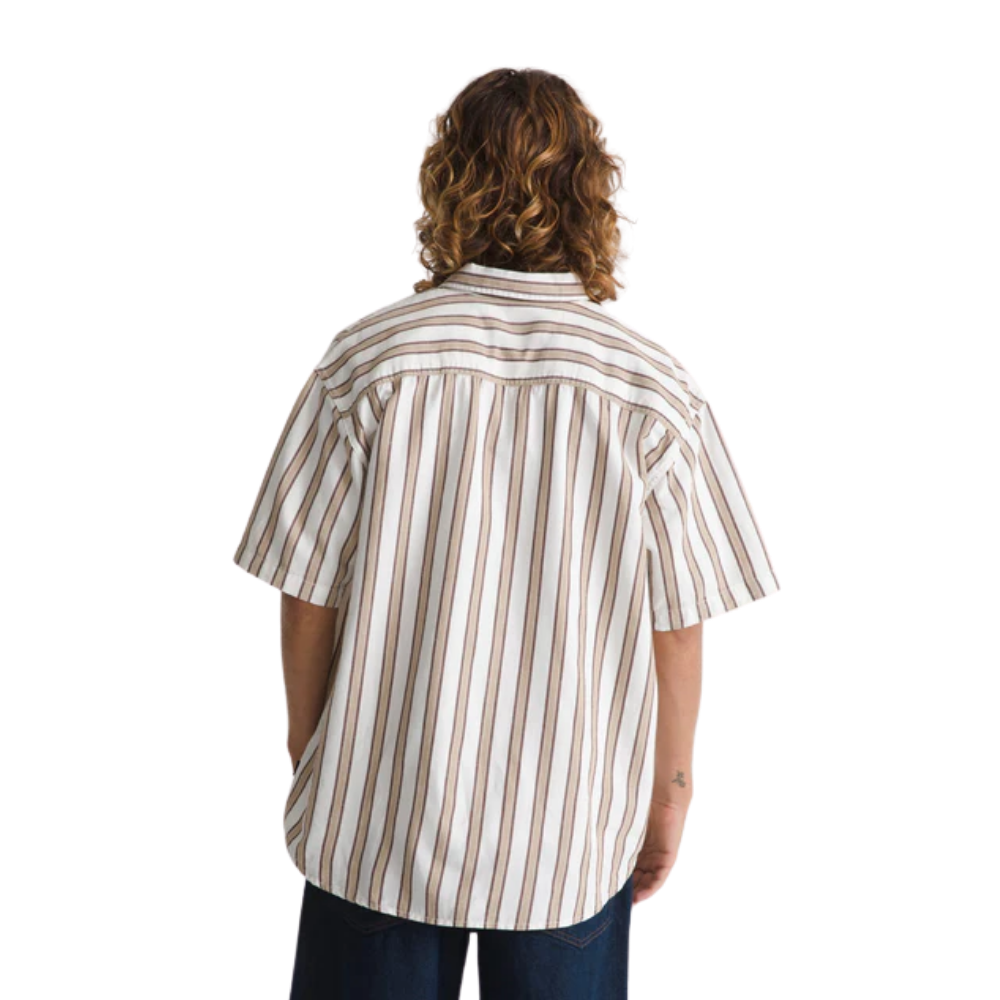 Lawson Stripe SS Shirt White/Potting Soil Bild 4