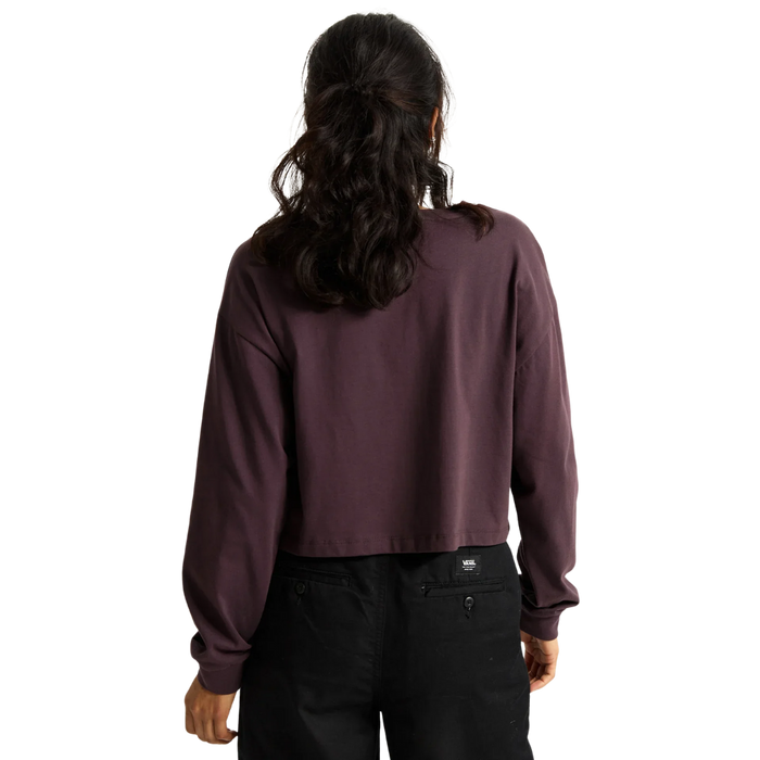 Lil Bear Relax Crop LS Tee Dark Port Bild 2
