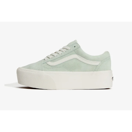 Old Skool Stackform Pig Suede Dusty Mint Bild 1