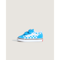 Old Skool V Color Theory Checkerboa Bright Azure Bild 1