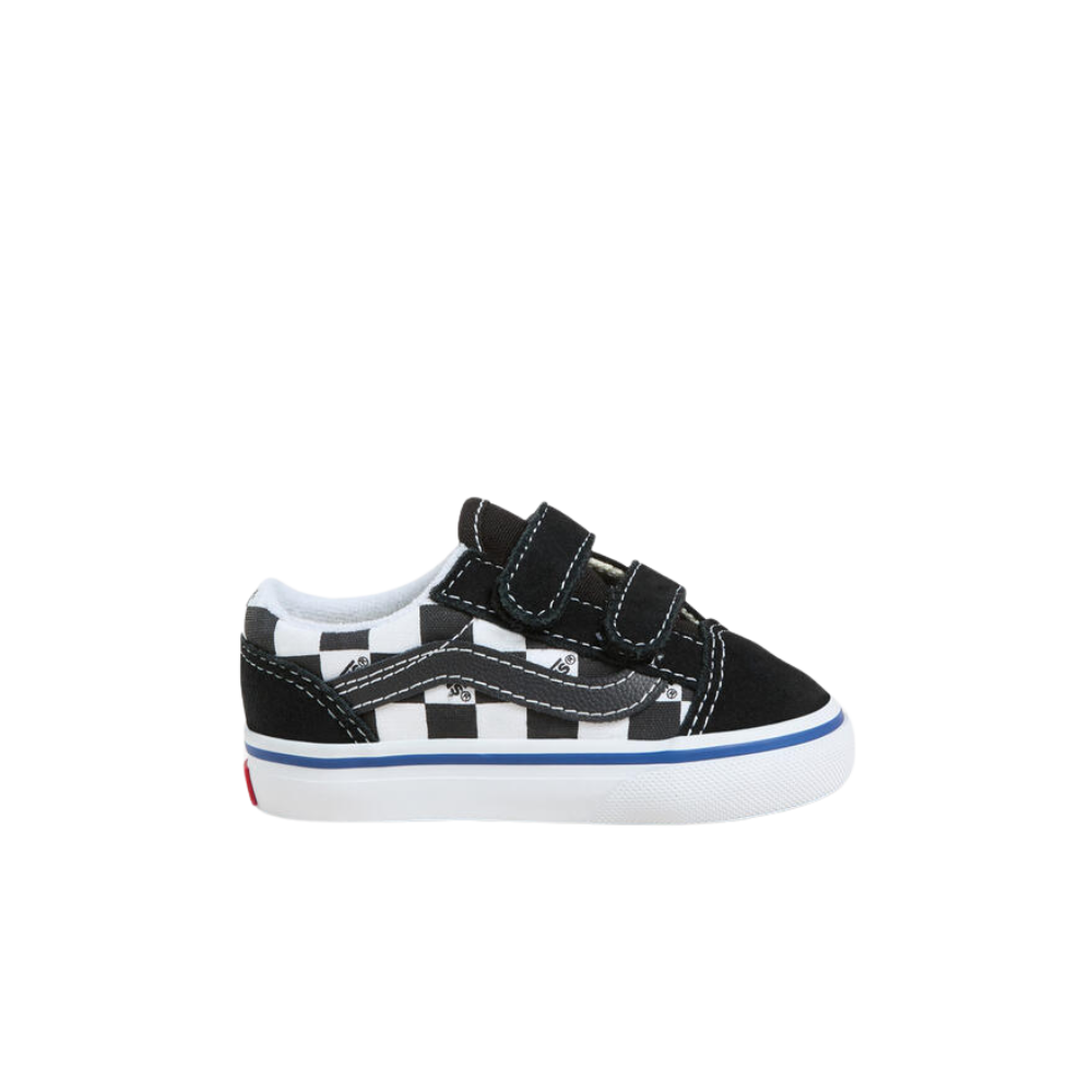 Old Skool V Logo Check Black/Whi Bild 1