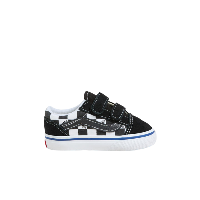 Old Skool V Logo Check Black/Whi Bild 1