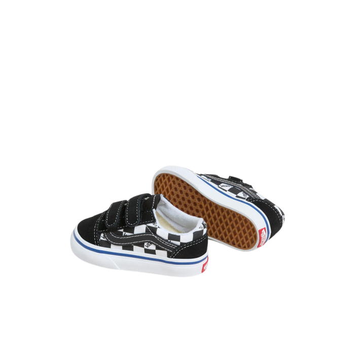 Old Skool V Logo Check Black/Whi Bild 2