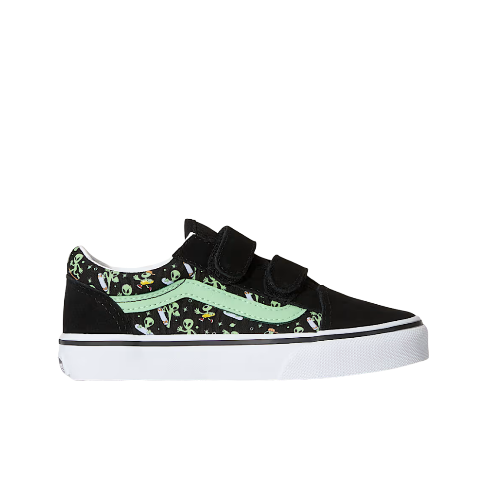 Old Skool V Glow Black/Green Bild 1
