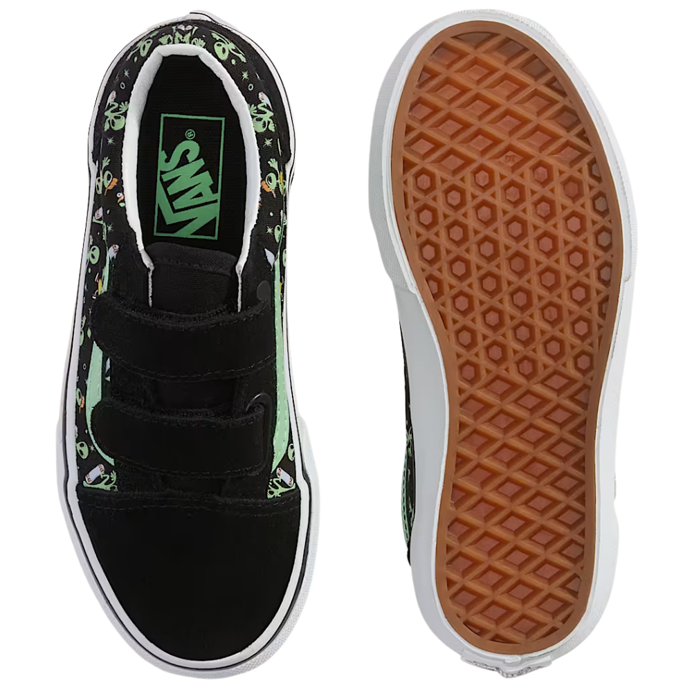 Old Skool V Glow Black/Green Bild 4