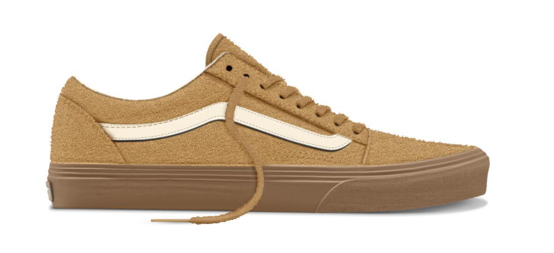 Old Skool Hairy Suede Brown Bild 1