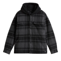Piedmont Hooded Plaid Shacket Black/Asphalt Heathe Bild 1