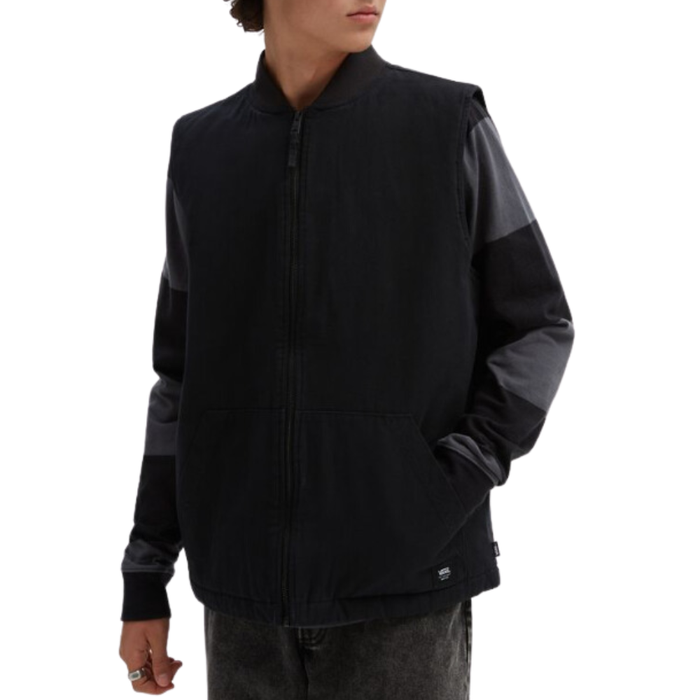 PLAID TALBOT VEST BLACK/TAOS TAUPE Bild 1