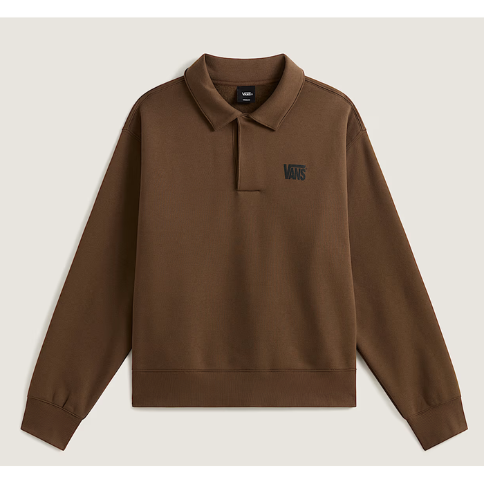 Polo Fleece Pullover Vintage Cocoa Bild 1