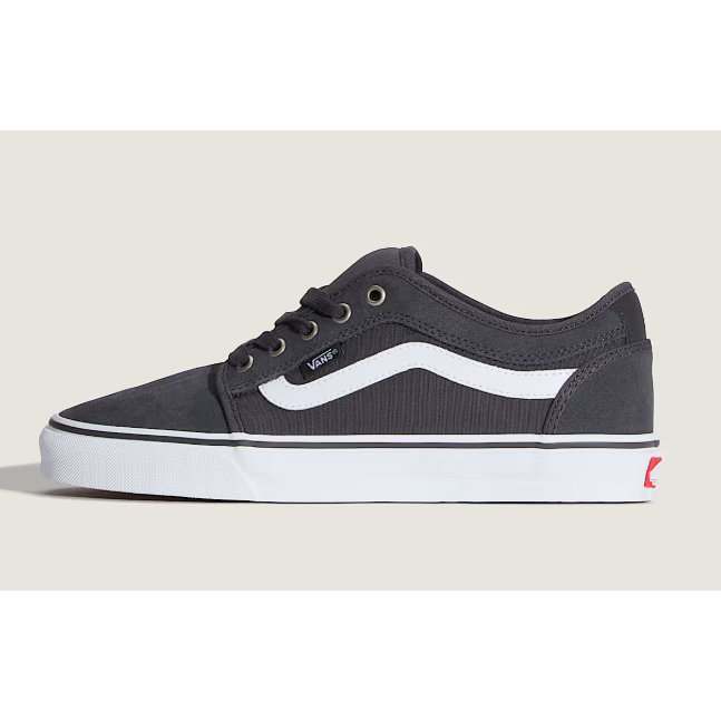 Skate Chukka Low Sidestripe Charcoal/White Bild 1