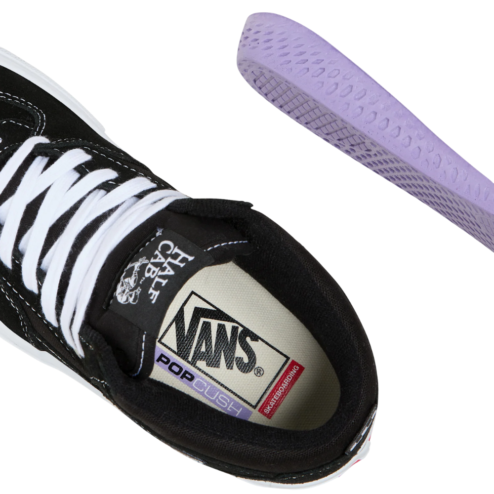 Skate Half Cab Black/White Bild 5