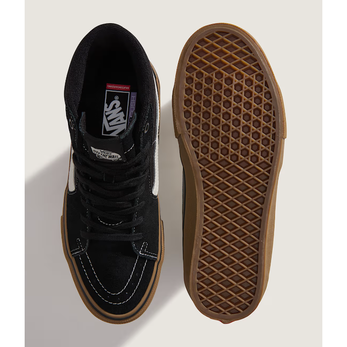 Skate SK8-Hi Black/Gum/White Bild 4