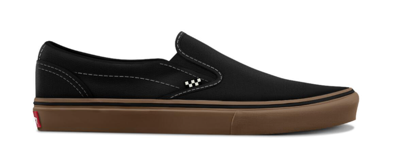 Skate Slip-On Black/Gum/White Bild 1