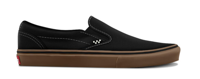 Skate Slip-On Black/Gum/White Bild 1
