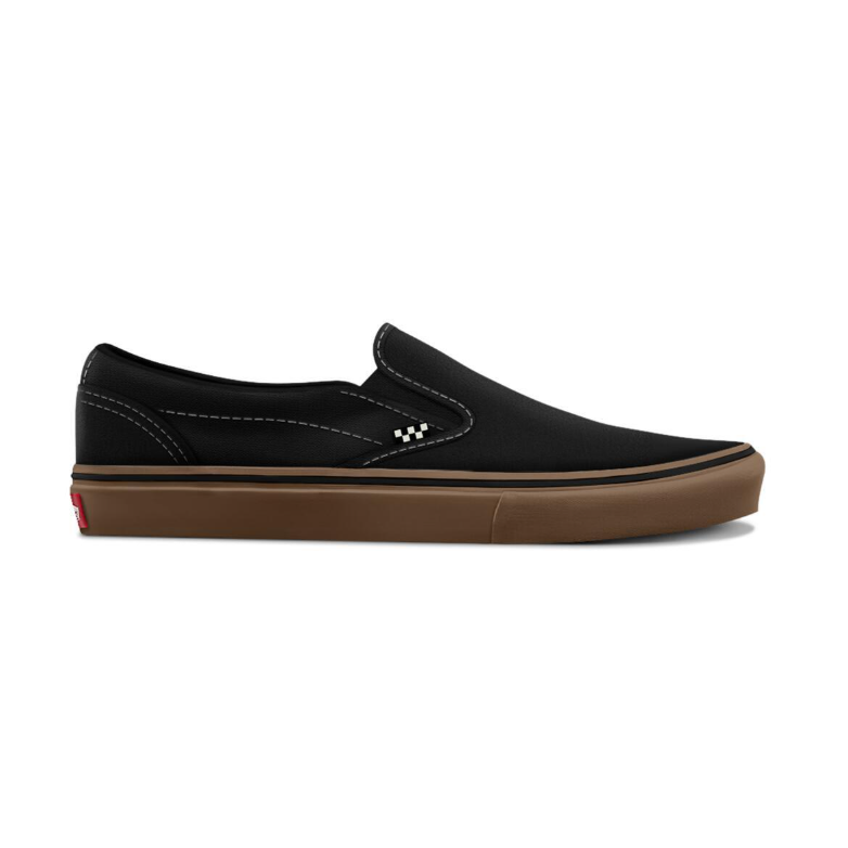 Skate Slip-On Black/Gum/White Bild 1