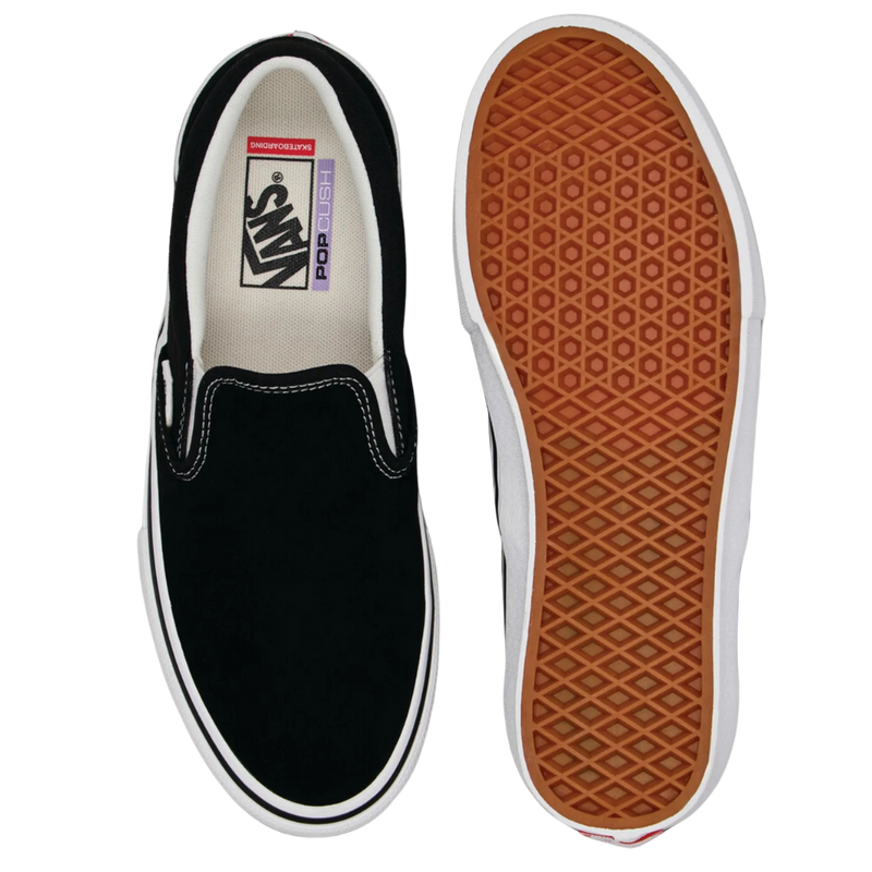 Skate Slip-On Black/White Bild 3