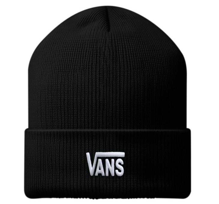 Stretch Logo Tall Cuff Beanie Black Bild 1
