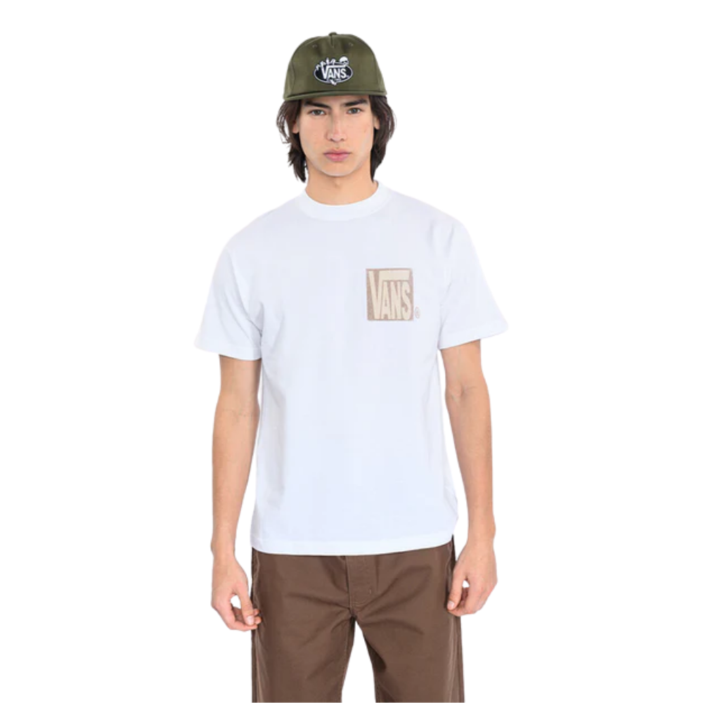 Stretch Stack Crackle SS Tee White Bild 1