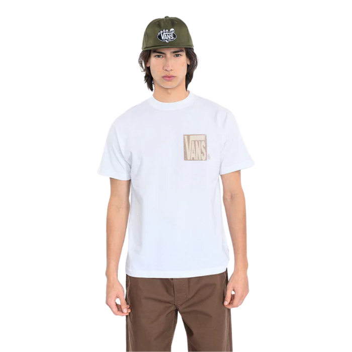 Stretch Stack Crackle SS Tee White Bild 1