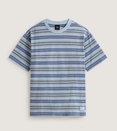 Stripe Ringer Loose SS Knit Soft Slate Bild 1