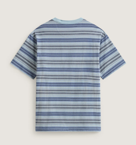 Stripe Ringer Loose SS Knit Soft Slate Bild 2
