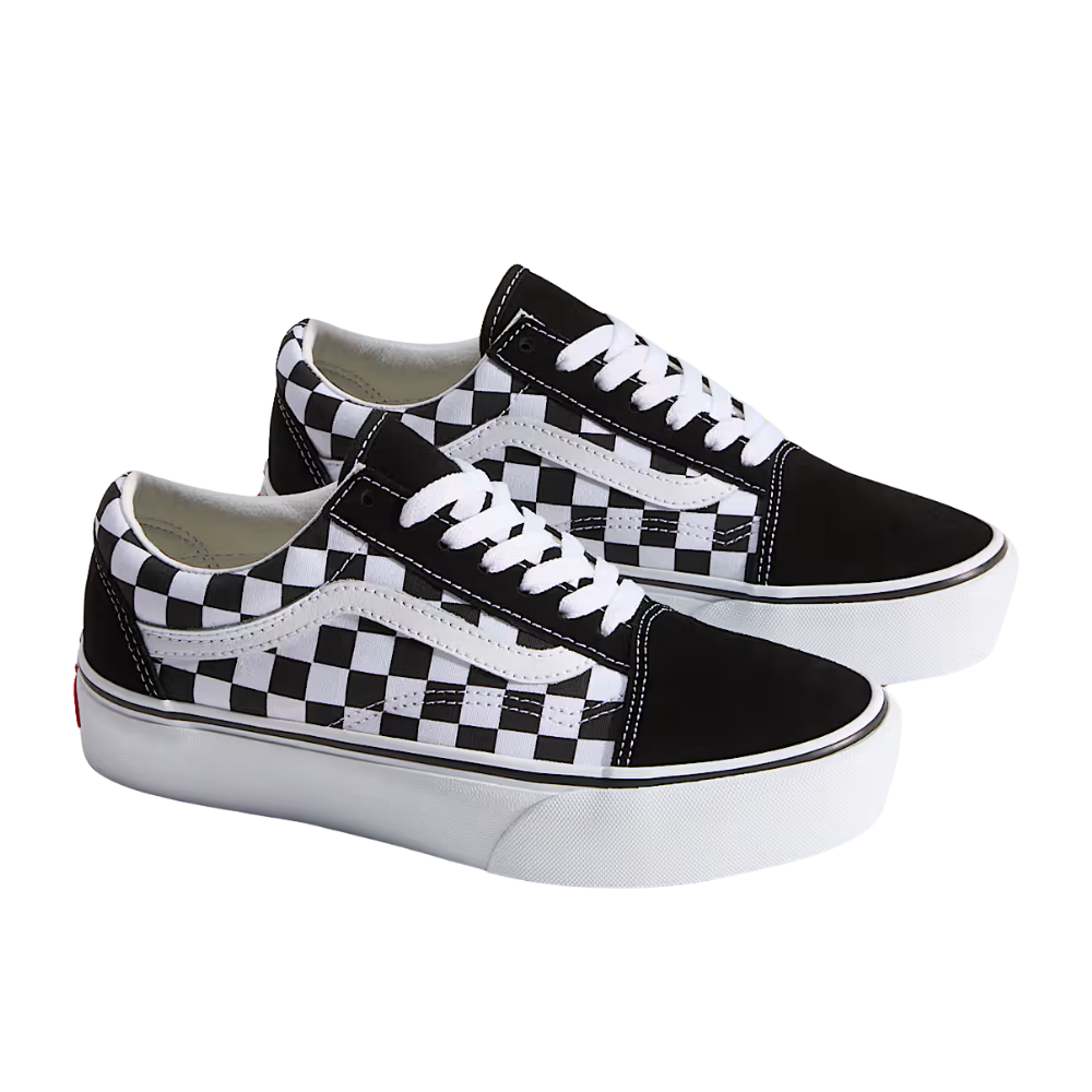 UA Old Skool Platform (Checkerboard) Black Bild 1