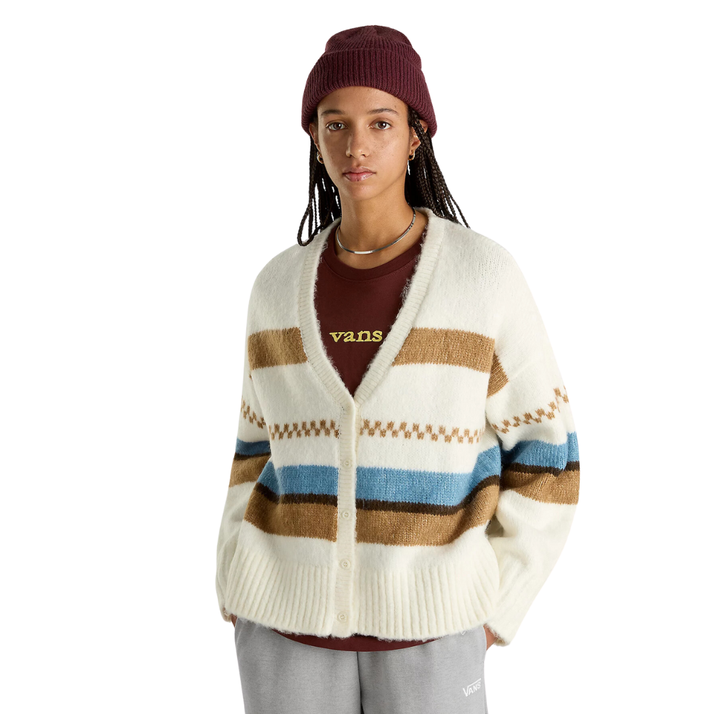 Valerie Stripe Cardigan Marshmallow Bild 1