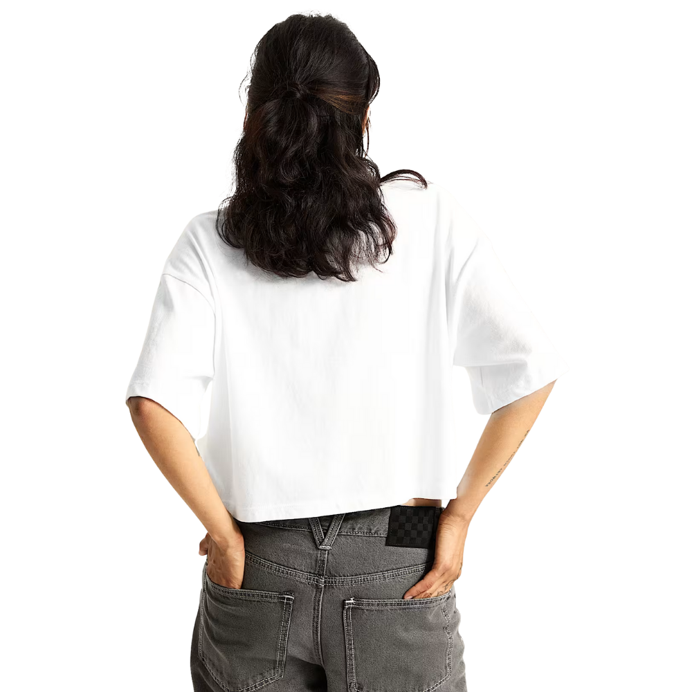 W Rhythm Relaxed Crop SS White Bild 2