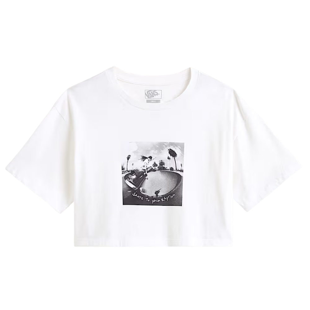W Rhythm Relaxed Crop SS White Bild 6