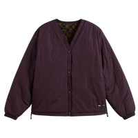 W Suffolk Cheetah Check Pile Coat Dark Port Bild 3