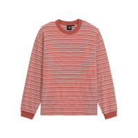Wesley Stripe LS Knit Light Bronze/Cream Bild 1